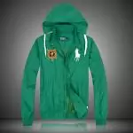 ralph lauren veste mode hoodie hommes 2019U polo zipper pas cher big pony vert